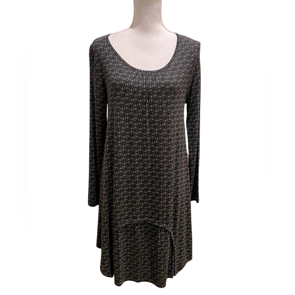 NWT Matti Mamane Tunic Dress.  Black and Grey.  Medium